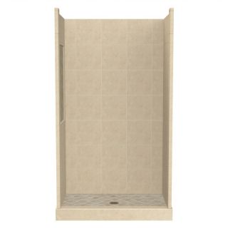 American Bath Factory Panel 86 in H x 32 in W x 36 in L Medium Fiberglass and Plastic Wall Alcove Shower Kit