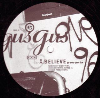 Believe (Postmix + Underdog Instrumental) 12 Inch Vinyl Music