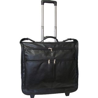 AmeriLeather Wheeled Leather Garment Bag