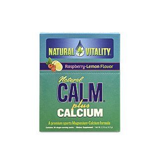 Natural Vitality, Natural Calm plus Calcium Drink Powder, Raspberry Lemon, 16 oz Health & Personal Care