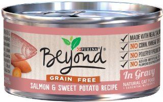 Purina Beyond Grain Free Salmon and Sweet Potato Recipe for Pets, 3 Ounce, 12 Pack 