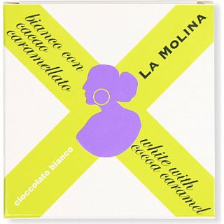 LA MOLINA   White chocolate with cocoa caramel 40g