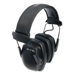 Sync Stereo Earmuff, 25 dB NRR by UVX (Catalog Category Office Maintenance, Janitorial & Lunchroom / Well Being, Safety & Security)   Safety Ear Muffs  
