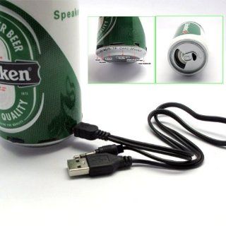 Heineken Can Mini Audio  /FM Radio Player/Speaker/Voice Box TF/Micro SD Card   Players & Accessories