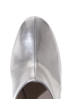 Fold heel metallic faux leather mules  Stella McCartney  MAT