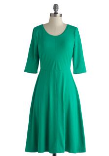 Emerald Cityscape Dress  Mod Retro Vintage Dresses