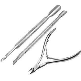 Restly(TM) Pocket Nail Cuticle Nipper Pack Contains Nail Trimmer, Pack of 3  Nail Art Equipment  Beauty