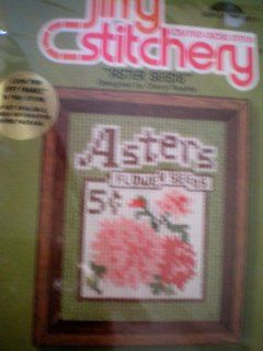 Counted Cross Stitch KitAster SeedsKit contains 6.5" x 7.5" 100% cotton Aida cloth, 100% cotton yarn sufficient to complete the design, colored graph, needle, mounting board, full color print and complete instructionsFits standard 4" x 5&quo