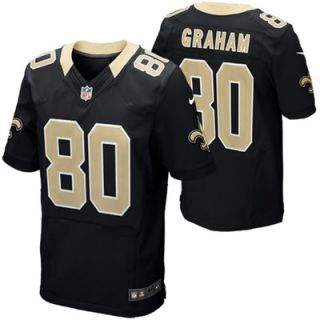 Nike Jimmy Graham New Orleans Saints Elite Jersey   Black