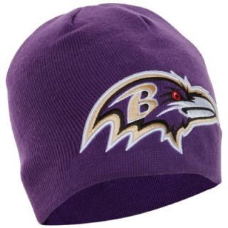 47 Brand Baltimore Ravens Mammoth Knit Beanie   Purple