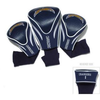 San Diego Chargers Navy Blue Three Pack Golf Club Headcovers