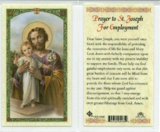 Prayer to Saint Joseph for Employment Chromo NB Holy Card from Italy  Other Products  