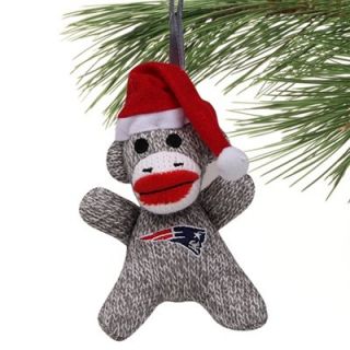 New England Patriots Sock Monkey Ornament