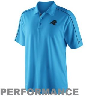 Nike Carolina Panthers Coaches Sideline Performance Polo   Panther Blue