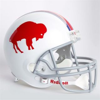 Riddell Buffalo Bills White 1965 1973 Throwback Replica Full Size Helmet