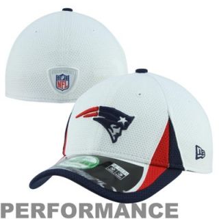 New Era New England Patriots Youth 39THIRTY 2013 Training Performance Flex Hat   White