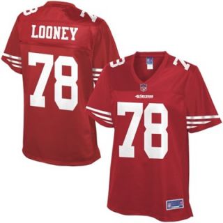 Pro Line Womens San Francisco 49ers Joe Looney 
Team Color Jersey