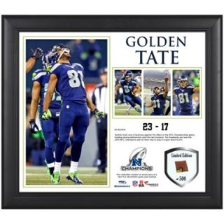 Golden Tate Seattle Seahawks 2013 NFC Champions Framed 15 x 17 Collage Limited Edition of 500