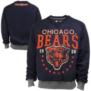 Chicago Bears Big Time Crew Neck Sweatshirt   Navy Blue