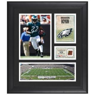 Brandon Boykin Philadelphia Eagles Framed 15 x 17 Collage with Game Used Football