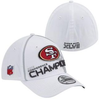 New Era San Francisco 49ers 2012 NFC Champions Youth Trophy Collection 39THIRTY Flex Hat   White
