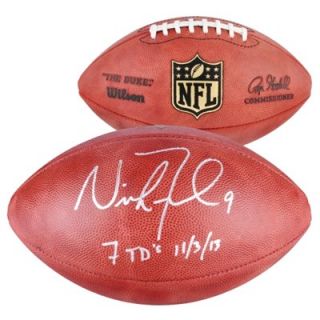 Nick Foles Philadelphia Eagles Autographed Duke Pro Football with 7TD 11/3/13 Inscription