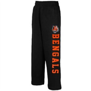 Cincinnati Bengals Youth Black Fleece Pants