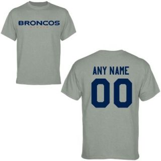 Denver Broncos Custom Any Name & Number T Shirt  