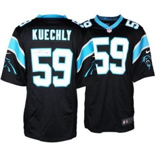 Luke Kuechly Carolina Panthers Autographed Nike Game Black Jersey