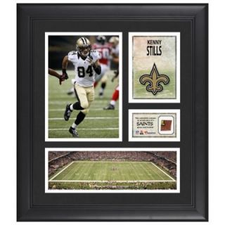 Kenny Stills New Orleans Saints Framed 15 x 17 Collage with Game Used Football