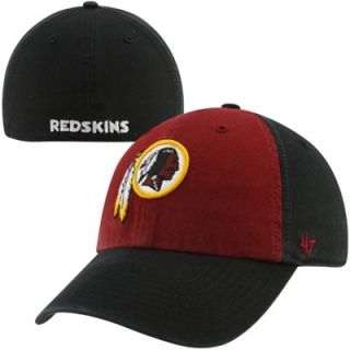 47 Brand Washington Redskins Franchise Sophomore Fitted Hat   Black/Burgundy