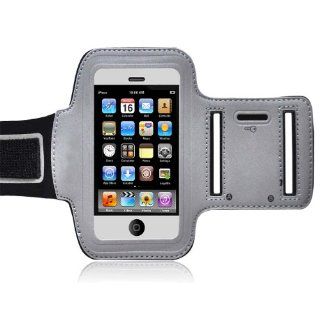 Ionic ACTIVE Sport Armband Case for "The new iPhone" new Apple iPhone 5 6th Generation 5G (AT&T, T Mobile, Sprint, Verizon)(Black Silver) [Doesn't fit iPhone 4/ iPhone 4S] Cell Phones & Accessories