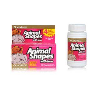 Good Sense Animal shapes chewable vitamins with iron, 100 count Health & Personal Care