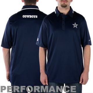 Nike Dallas Cowboys Elite Coaches Performance Polo   Blue