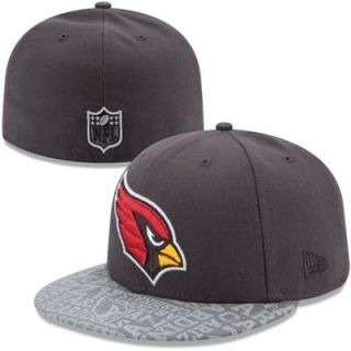 Youth New Era Graphite Arizona Cardinals 2014 NFL Draft 59FIFTY Fitted Hat
