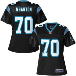 Pro Line Womens Carolina Panthers Travelle Wharton Team Color Jersey