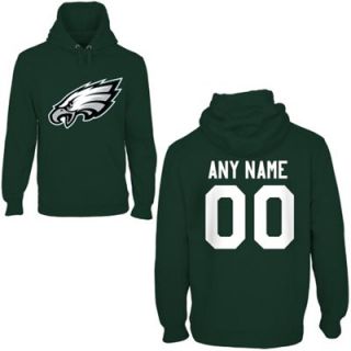 Philadelphia Eagles Mens Custom Any Name & Number Hooded Sweatshirt