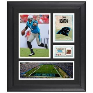 Cam Newton Carolina Panthers Framed 15 x 17 Collage with Game Used Football