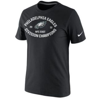 Nike Philadelphia Eagles 2013 NFC East Division Champions T Shirt   Black