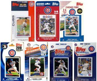 MLB Chicago Cubs 7 Different Licensed Trading Card Team Set Sports & Outdoors