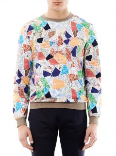 Geometric print sweatshirt  Carven