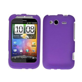 Fits HTC A510e WildFire S, Marvel Soft Skin Case Purple Rubberized T Mobile (does not fit HTC 6225 Wildfire Bee) Cell Phones & Accessories
