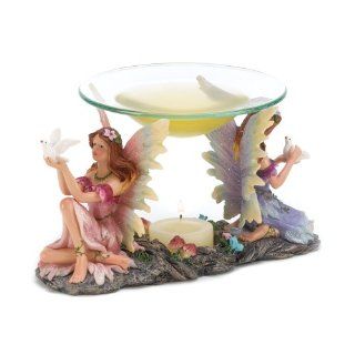 Shop Gifts & Decor Mythical Twin Fairies Oil Warmer Tealight Candle Holder at the  Home Dcor Store. Find the latest styles with the lowest prices from Gifts & Decor
