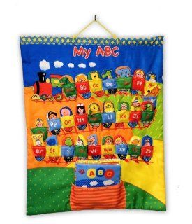 Edu Petit My Finger Puppet ABC Chart with Soft Book Toy  Nursery Growth Charts  Baby