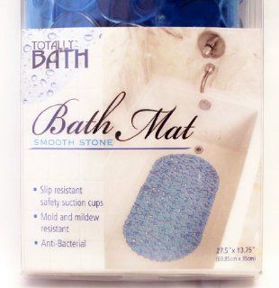 Totally Bath Bath Mat, Blue Stone   Bathmats