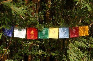 Large Tibetan Buddhist Eight Auspicious Symbols Prayer Flags  Other Products  