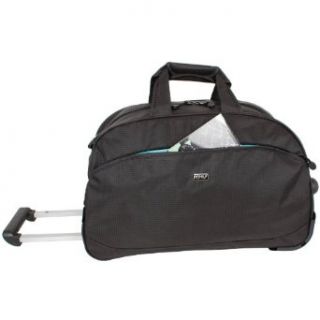 20" 2 Wheeled Carry On Duffel Color Black Clothing