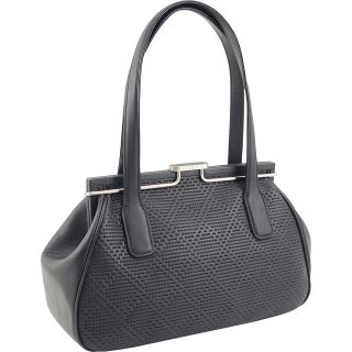 KORET new york Perforated Leather Double Handle Satchel