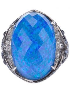 Stephen Webster Sapphire, Opal And Diamond Ring