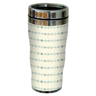 Tree Free Greetings sg23676 Playful Modern Micro Dots by Michelle Rummel Sip 'N Go Stainless Steel Lined Travel Tumbler, 16 Ounce Kitchen & Dining